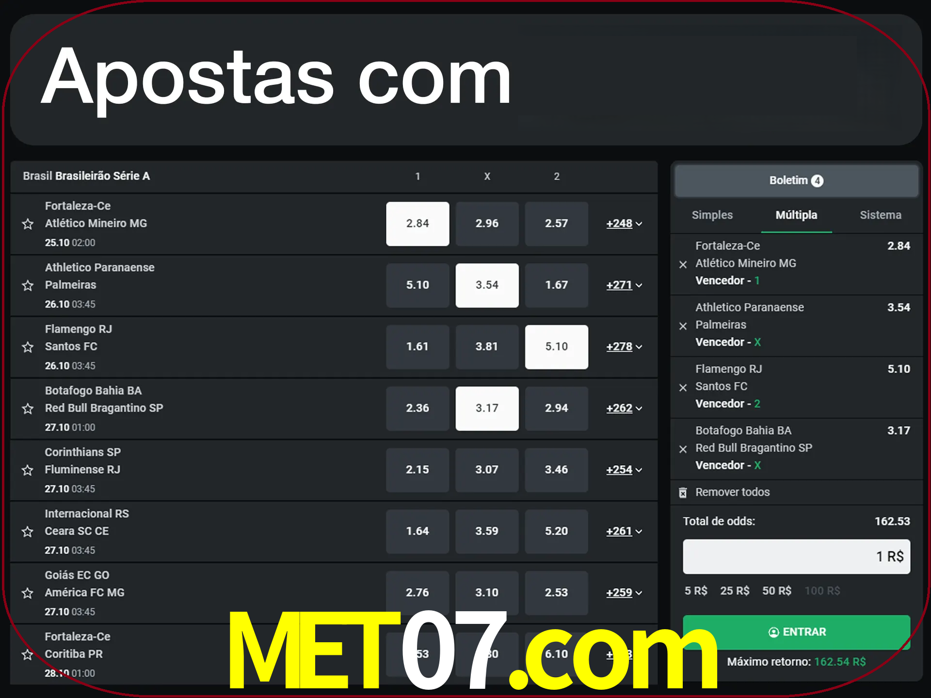 Aposte em vários diciplines com LeonBet.